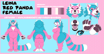 Reference sheet of Leina, by Booshie
